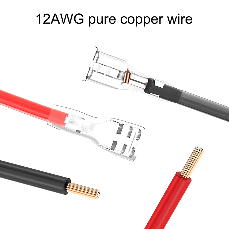 Konektor harnes kabel untuk Peg Perego 12V SLA baterai dengan Fuse kompatibel baterai