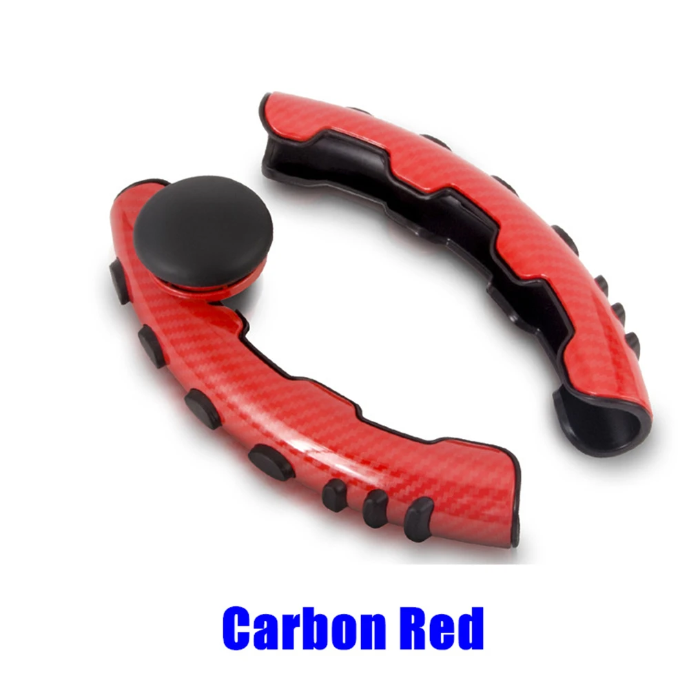 Auto Lenkrad Grip Carbon Faser Auto Anti-skid Lenkrad Abdeckung Schutz Universal Non Slip Auto Rad Fall 2PCS – Detail 8