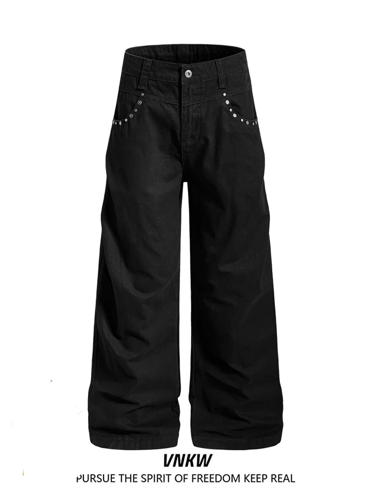 

Casual Straight Leg Workwear Pants Men Women Loose Drapey Wide Leg Trousers Faion Brand Trendy Straight Casual Long Pants