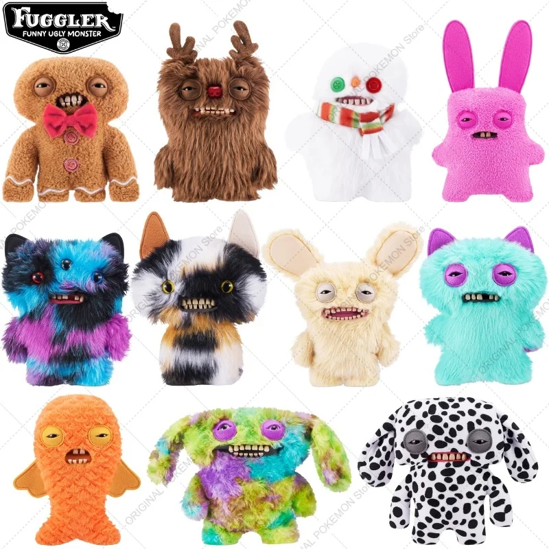 

Оригинальный Fuggler Ugly Teeth Monsters Плюшевые игрушки Приклад Уродливые домашние животные Фестивали Рождество Fuggs Снеговик Олени Peluche Куклы Подарок ребенку