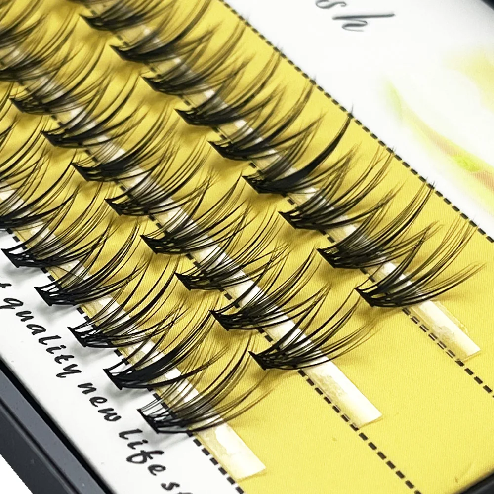 

1 box/60 Cluster Natural False Eyelashes 20/30/40D Eyelash Extension Russia individual Eyelash Bunches Makeup Lashes Wholesale