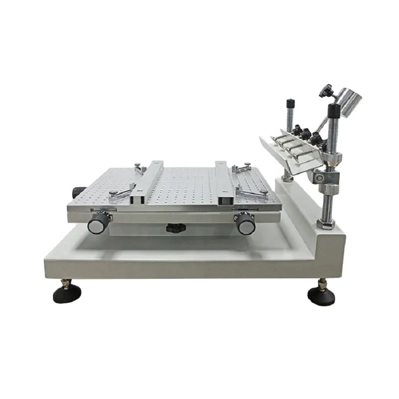 LED assembly line SMT template printer solder paste PCB screen printing machine
