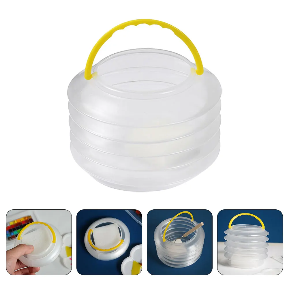 

4 Pcs Makeup Portable Pen Holder Desktop Organizer Compartment Silica Gel Pencil