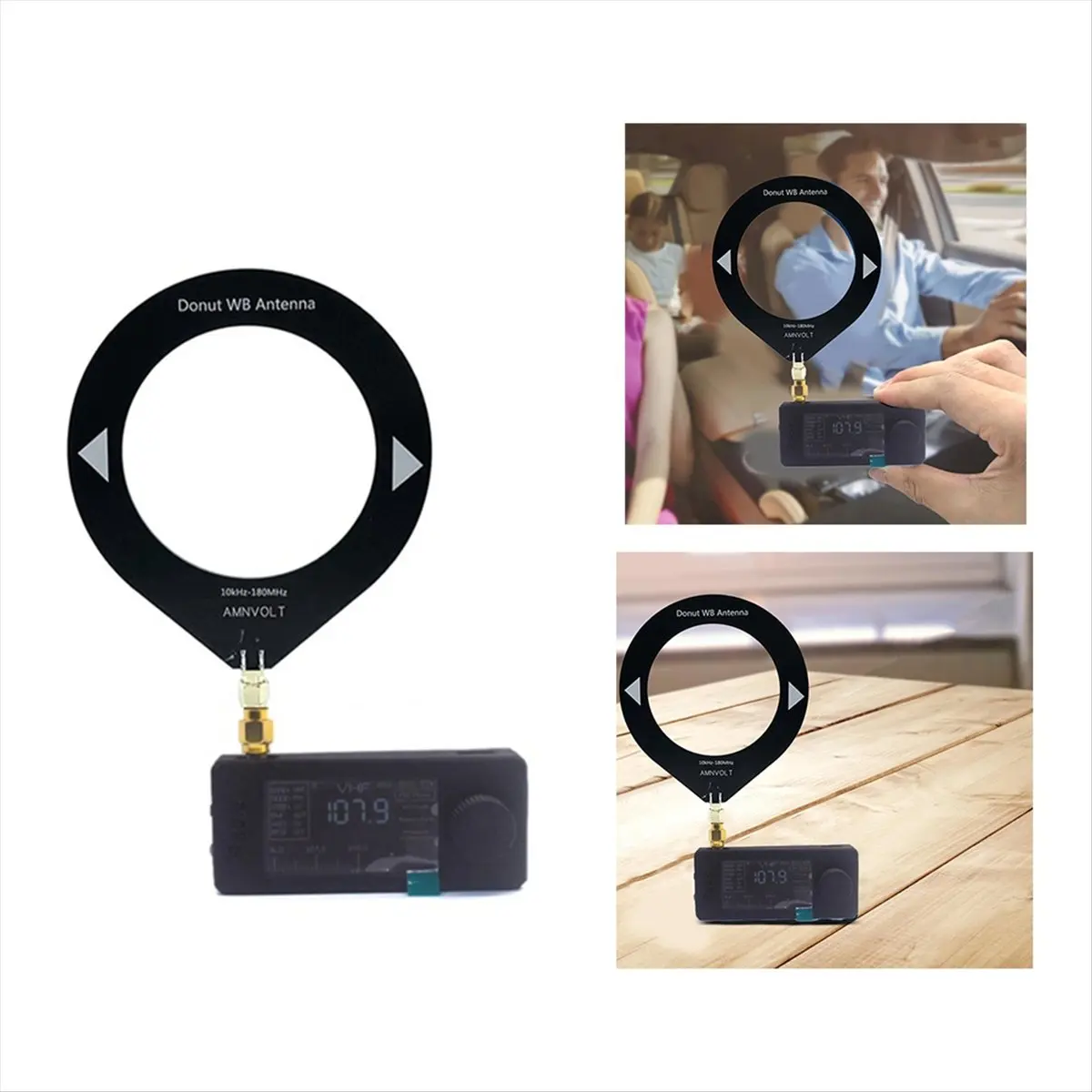 1.9inch SI4732 Mini Radio Receiver 0.5-108MHz Portable Shortwave SI4732 Radio Receiver HF SW MW VHF Mini Radio