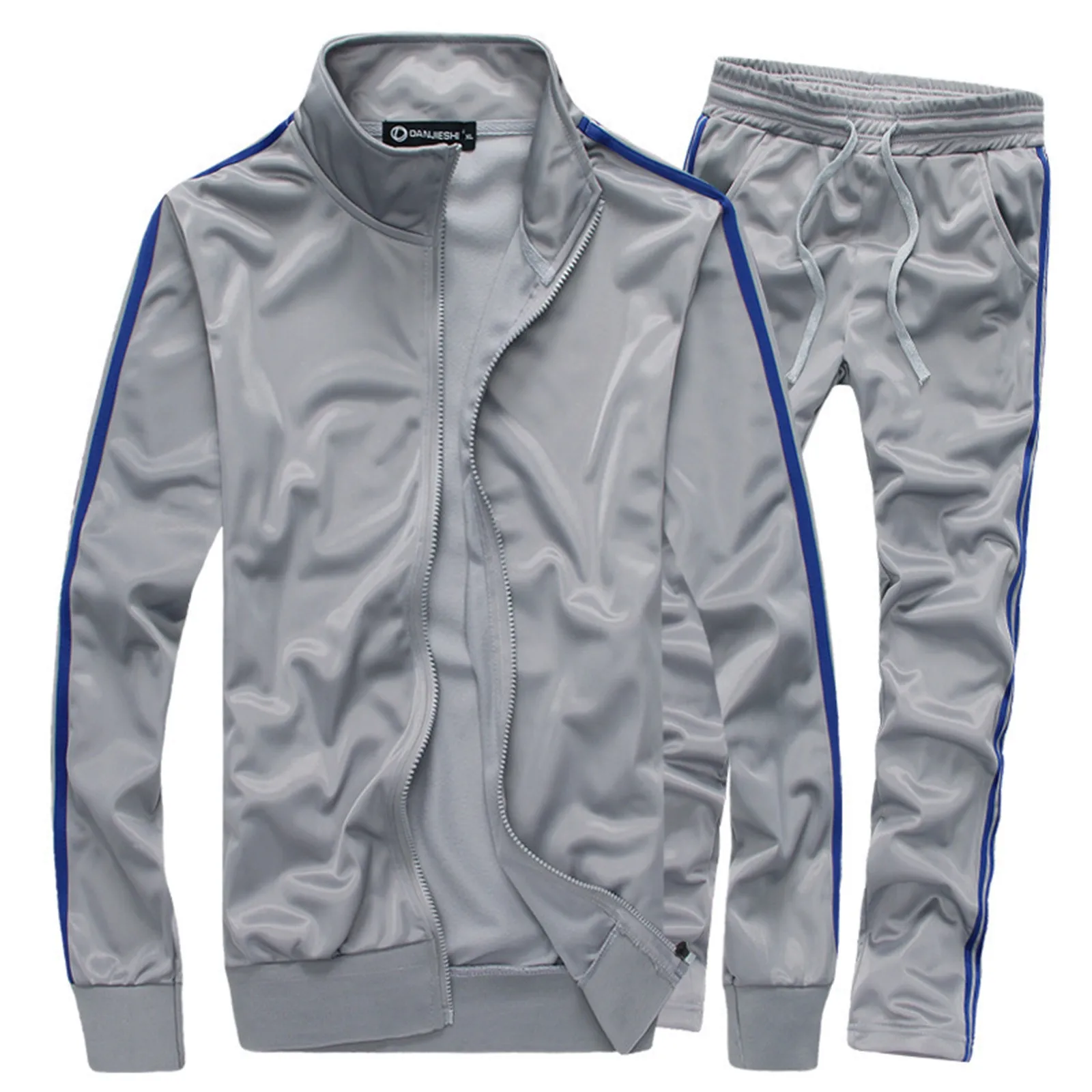 Men\'s Sets Sportswear Autumn 2 Piece Sets Sports Suit Men Jacket + Pants Sweatsuit Male Jogging Sporting Training Tracksuit Men