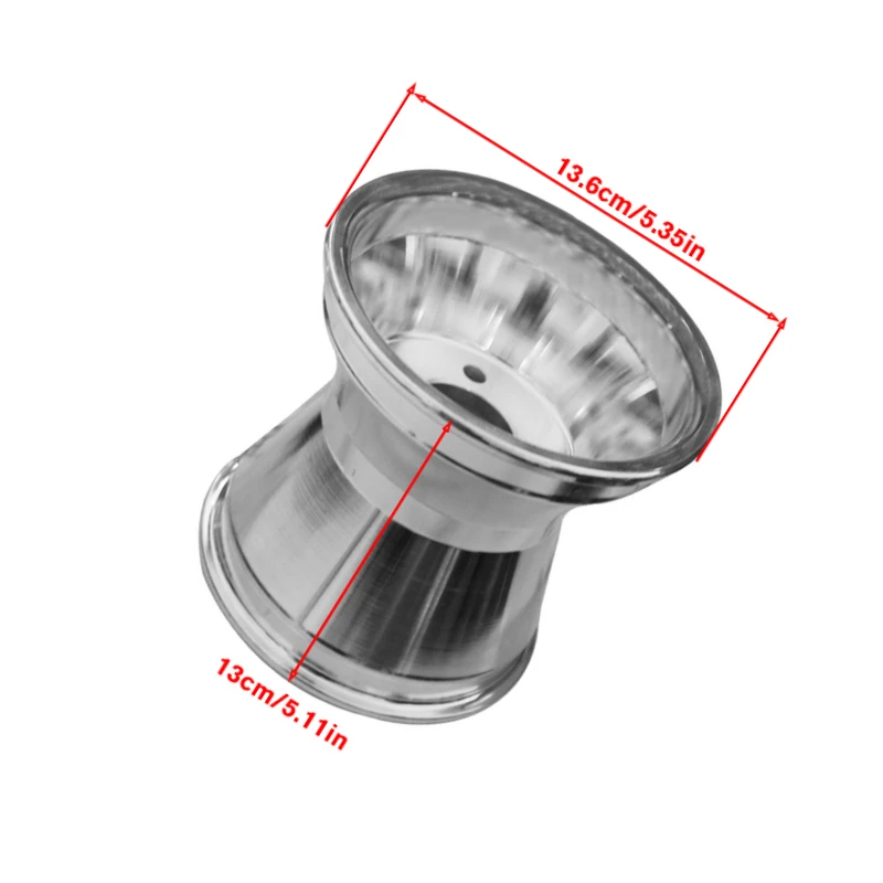 Enhance your off-road ATV or DIY go kart with this sturdy 5-inch front wheel hub accessory.