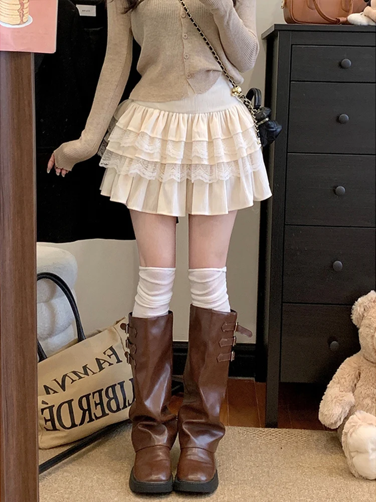 

Женские платья больших размеров с кружевом, высокой талией, А-силуэтом, пышные, для вечеринок, летние, с коротким рукавом, круглым вырезом, повседневные, для работы