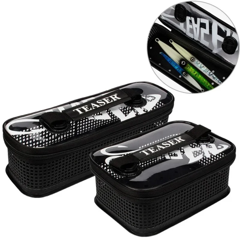 

Сетчатая сумка для джиг-приманок, большая емкость, металлические рыболовные приманки, крючки, коробка, прочный органайзер для переноски и снаряжения для путешествий