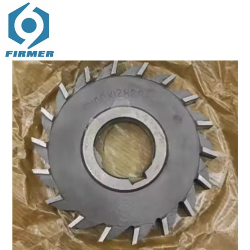 Diameter 80mm HSS High Speed Steel Three Sided Indexable Disc Saw Milling Cutter Thickness 4-22mm Face Milling Cutter