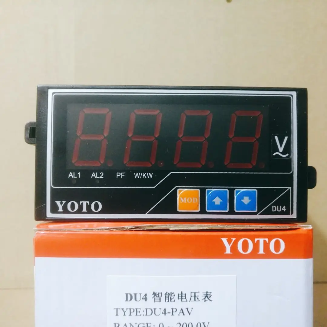 

YoTO digital display intelligent upper and lower limit alarm AC/DC voltmeter DU4-PAV DU4-PDV