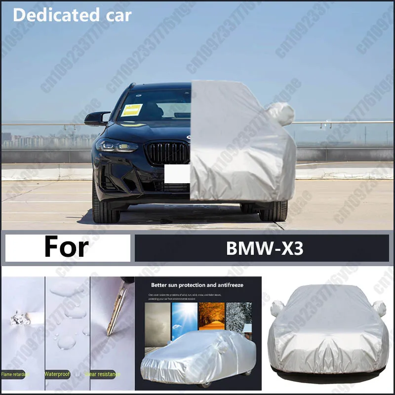 

For BMW-X3 Oxford cloth car cover for sun protection, rain resistance, and all season special car dust cover