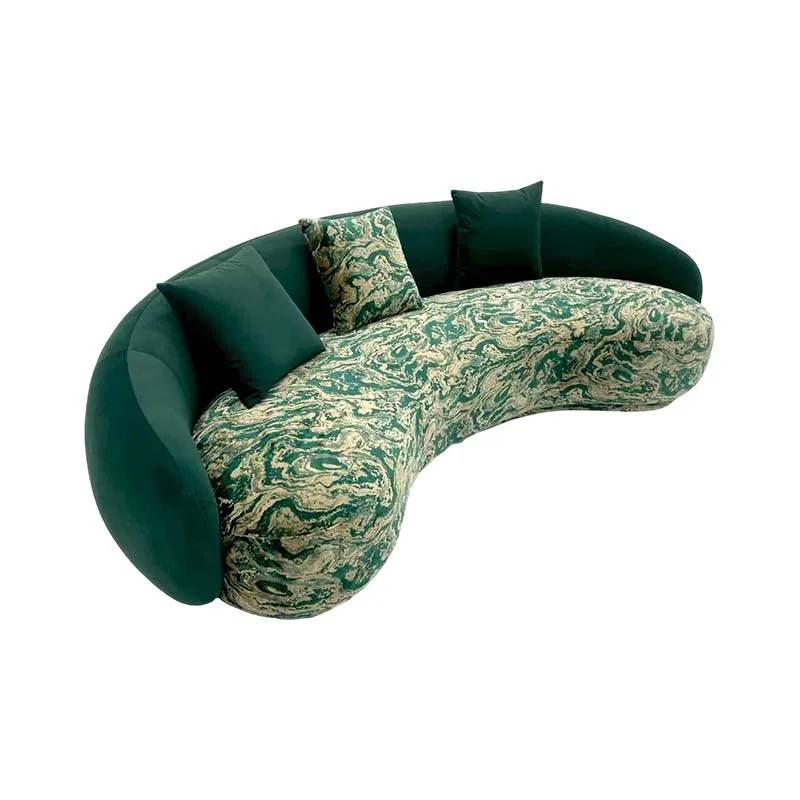 

DSA creative home living room small apartment sofa home leisure fabric so******ch break double sofa