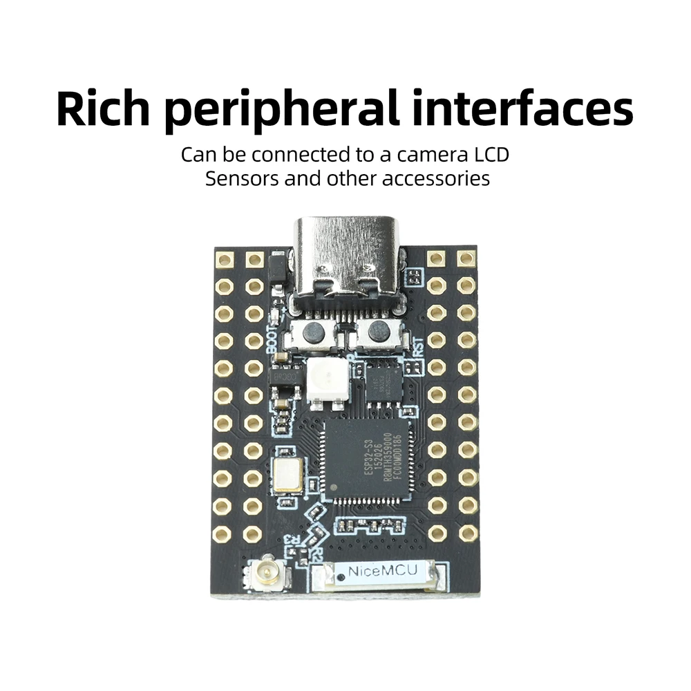 ESP32-S3-N16R8 MINI Entwicklungsboard 16MB Flash 8MB PSRAM BT5 Typ-C-Schnittstelle – Detail 6