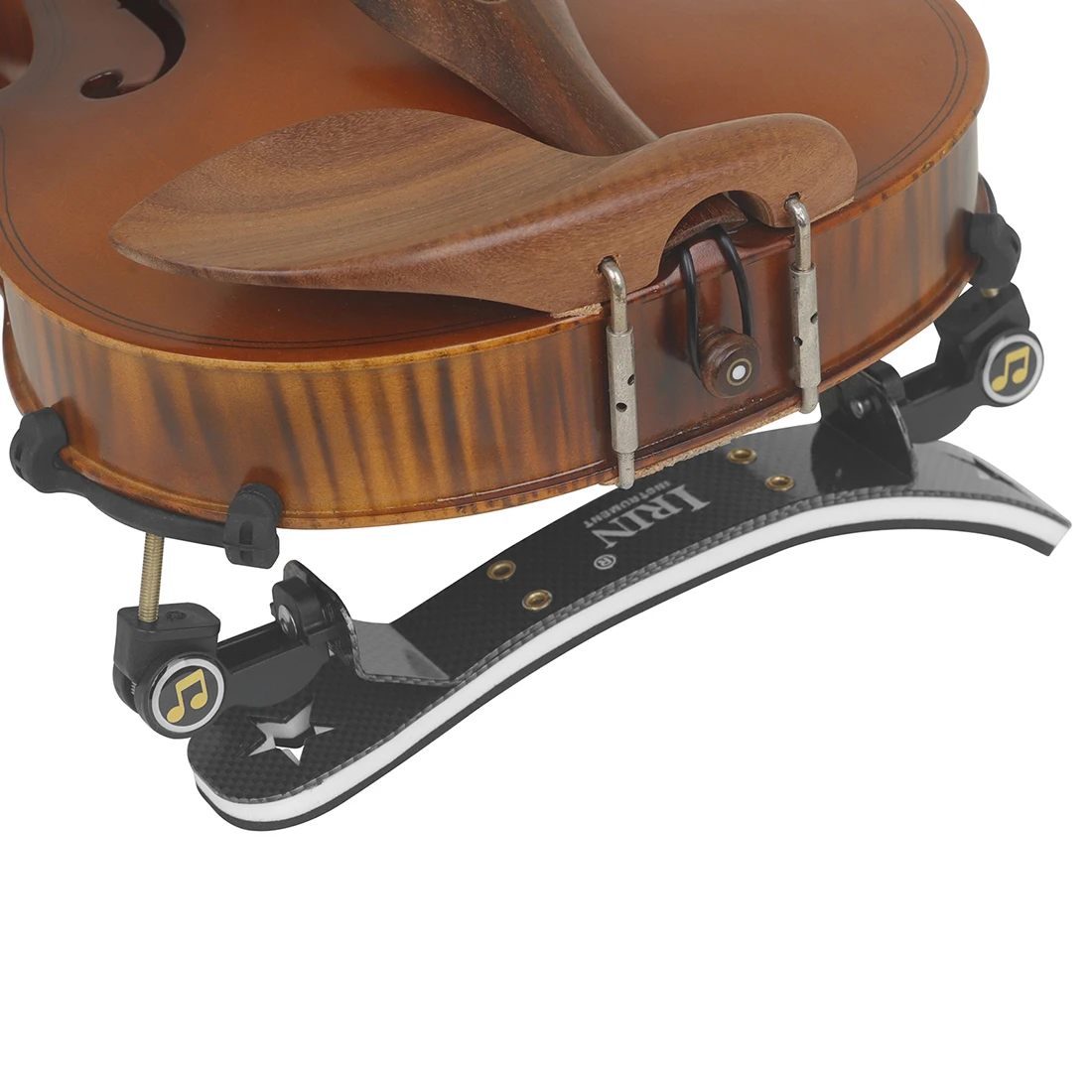 IRIN Violin Shoulder Rest 3/4-4/4 Violin Aluminium Shoulder Rest Adjustable Height High Quality Plucked Instruments Accessories