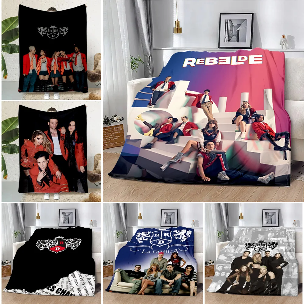 RBD Rebelde Printed Blanket Picnic Blankets Warm Blanket Soft and Comfortable Blanket Home Travel Birthday Gift