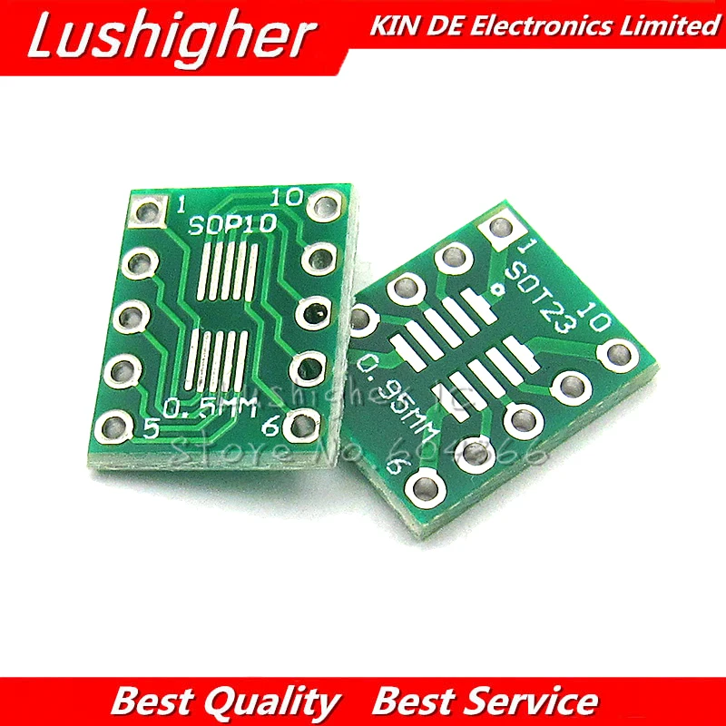 10PCS SOT23 MSOP10 UMAX do DIP10 Transfer Board DIP Pin Board Pitch Adapter Nowy