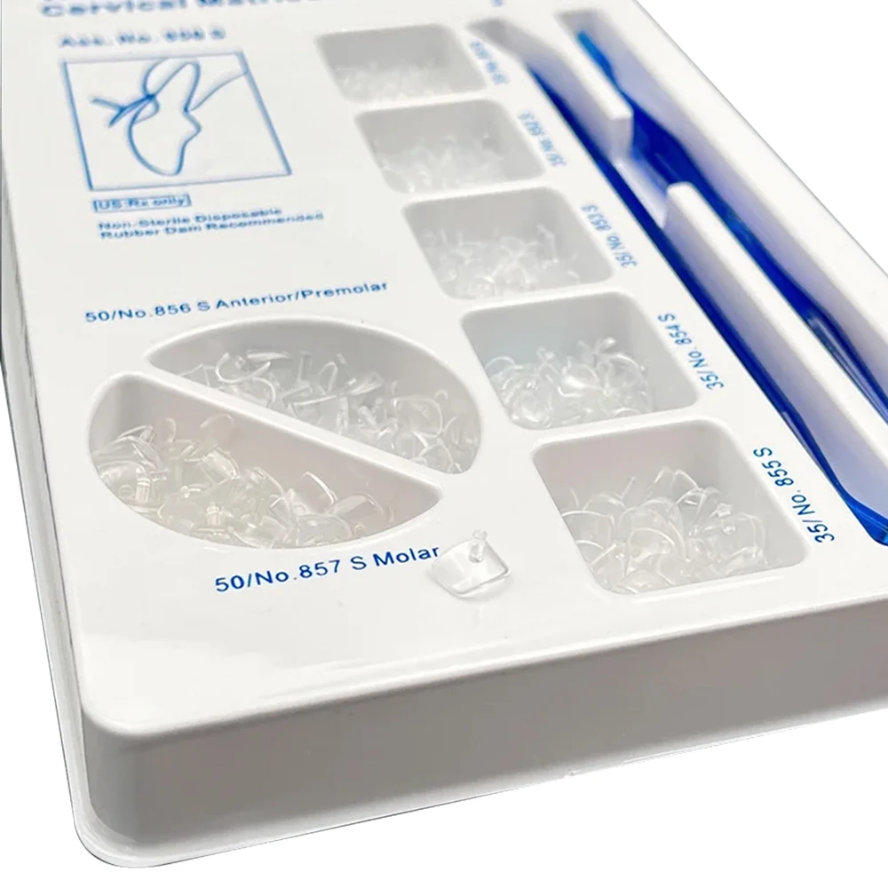 

277 шт./компл., стоматологический материал для наполнения, прозрачная шейная матрица, комплект, композитная матрица для десен, шпоновая матрица, инструмент для стоматологического материала