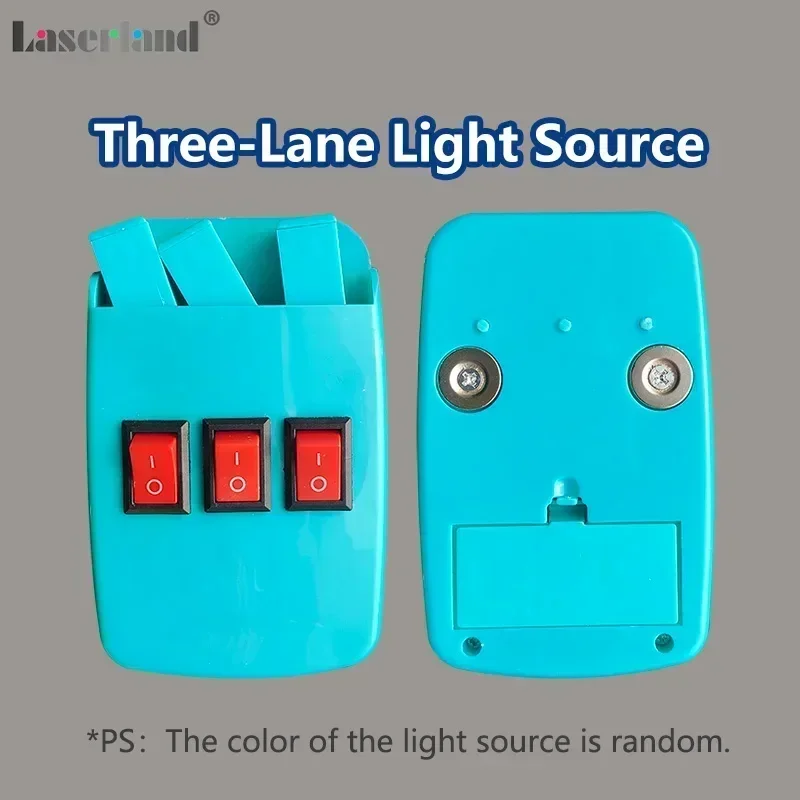 Kit di esperimenti di ottica fisica magnetica riflettore di luce lineare prisma di rifrazione specchio concavo per laboratorio di scienze degli studenti