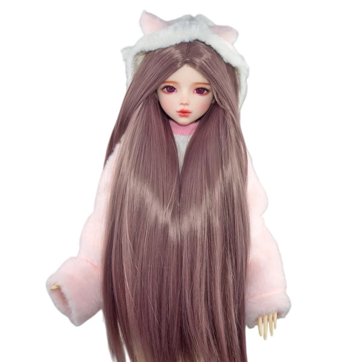 

YUTOTUE 56cm Cute Girl Doll Toy Handpainted Makeup Face Fashion Outfits Straight Wigs BJD Doll