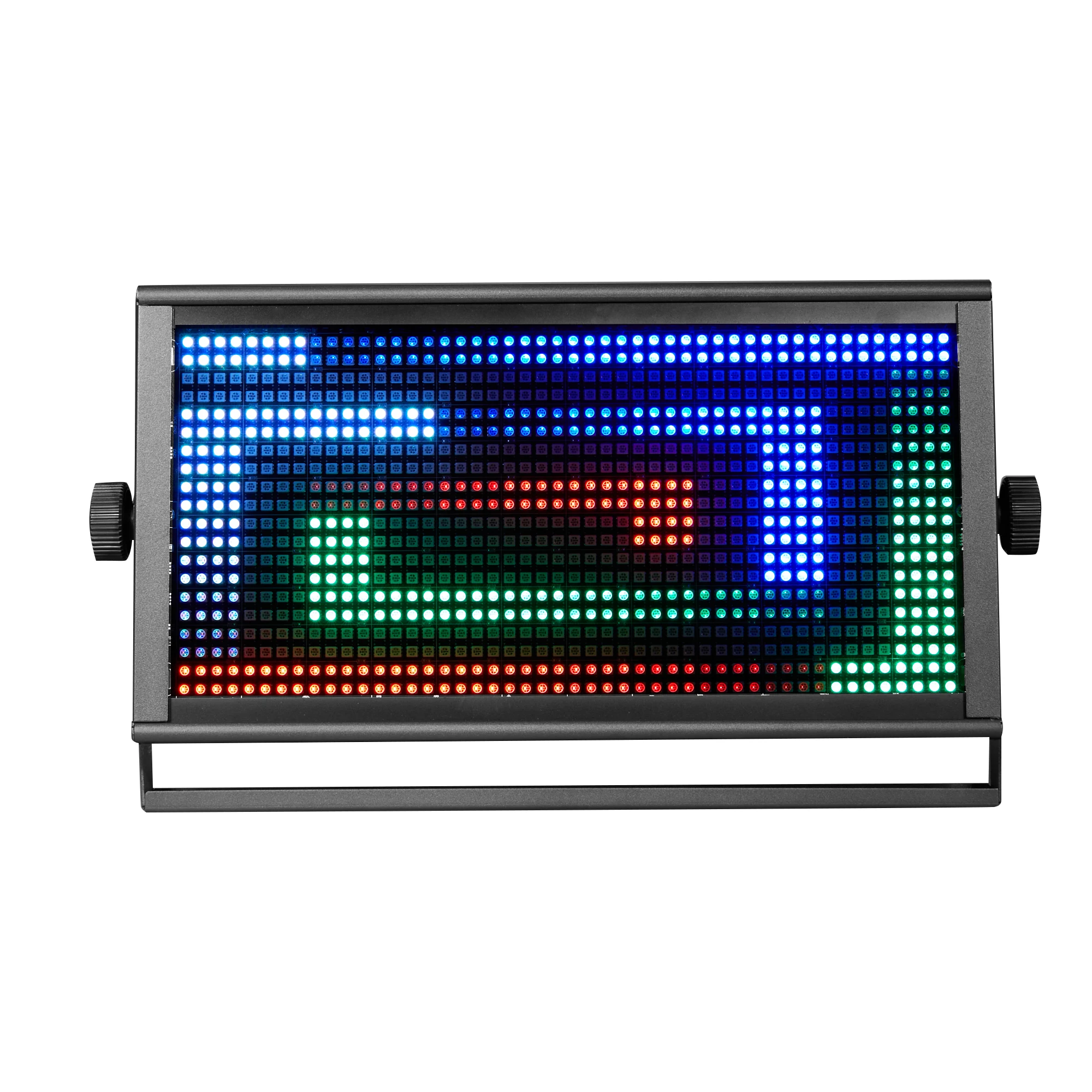 200W LED RGB 3in1 Strobe Light with 120 Zones Stage Wash Effects Generate Shapes Numbers Figures Letters for DJ Lighting