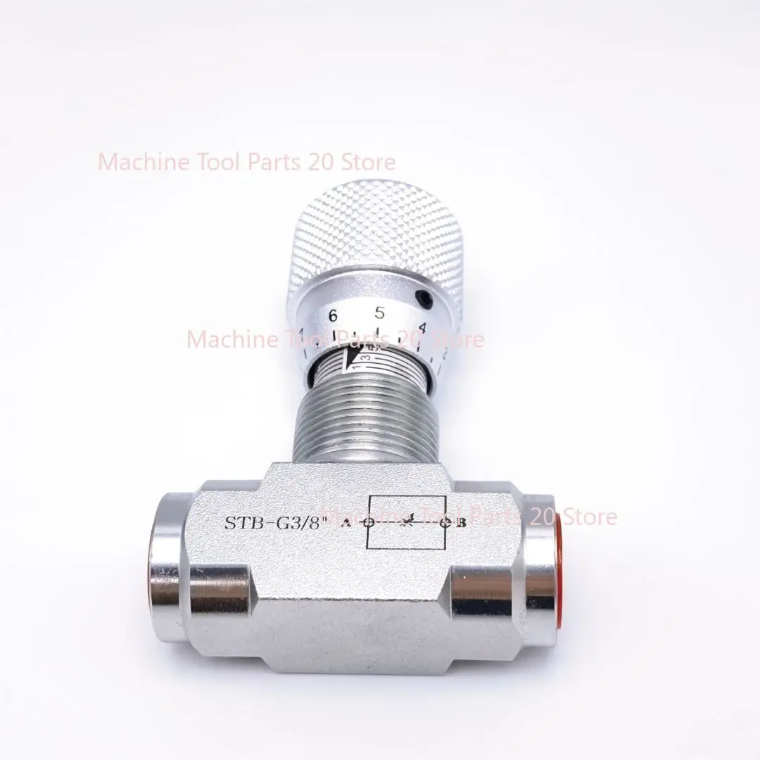 1pc STB G1/4 G3/8 Bi-Directional Flow Restrictor Hydraulic Valve Carbon Steel Flow Control Valve for Hydraulic