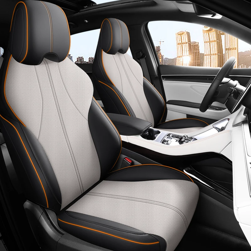 Car Seat Cover For BYD Song Plus DM-i EV 2025 Custom Fit Seat Cover Full-Surround Seat Cushion Seat Protection Cover