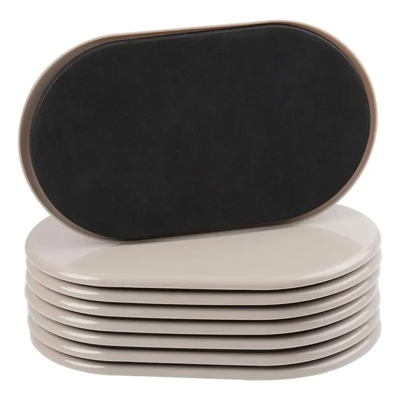 

A04G-Багаторазовые ползунки для мебели на ковром, 8 шт. 9-1/2 "X 5-3/4" для ползунков для перемещения мебели