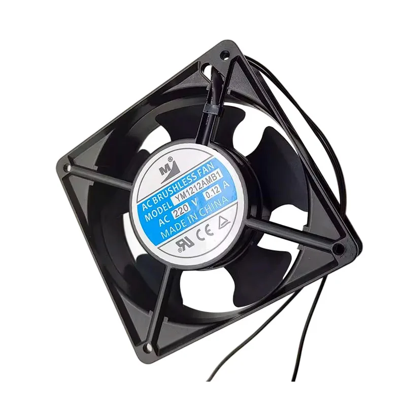 NEW ORIGINAL YM1212AMB1 AC 220V 0.12A 12038 120*120*38mm 12cm COOLING FAN RADIATOR