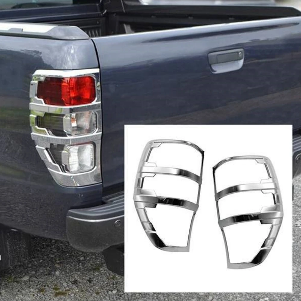 

Rear bumper tail light decorative cover For Ford Ranger MK2 MKII PX1 XL XLT XLS Hi-Rider Wildtrak 2012-2019