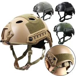 Casco táctico Fast MH PJ Airsoft Paintball, cascos de combate para deportes al aire libre, equipo de protección para la cabeza de salto