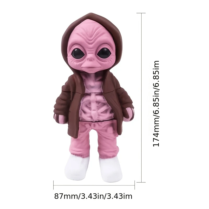 Funny Alien Herb Grinder Spice Grinder for Tea Pepper Portable Cigarette Smoking Accessories Gift for Men Husband Smoker Kitchen - view 2