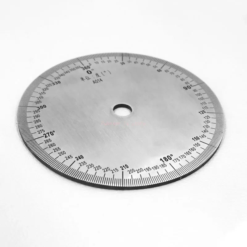 Imagem -05 - Angle Dial 360 Graus Transferidor Acessórios Redondos 90x8x2 mm Aço Inoxidável