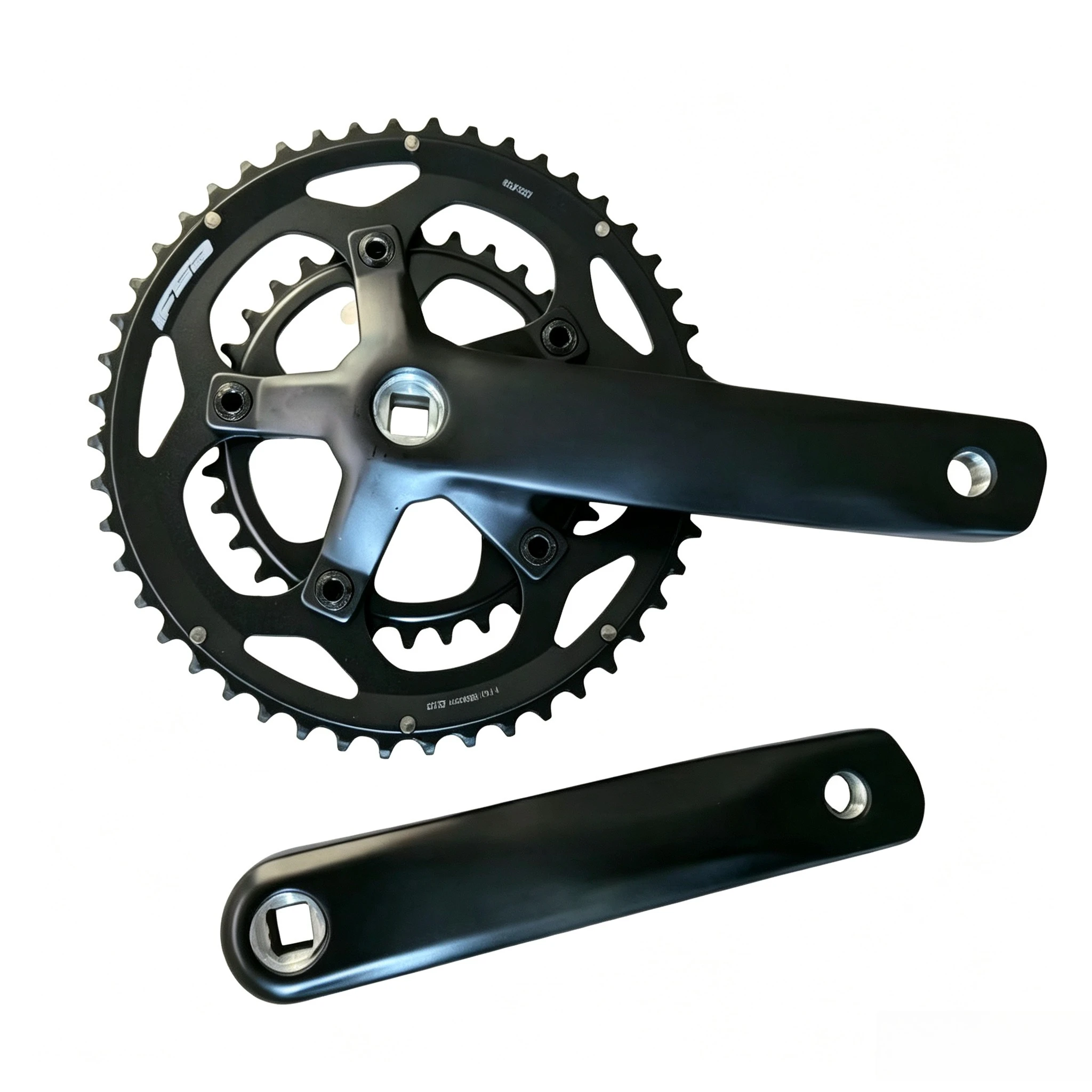 1set FSA Tempo Compact Road Chainset - 50 / 34T 48 / 32T 170/172.5/175mm Crank Arm JIS Square Taper 110/80 BCD 10/11Speed