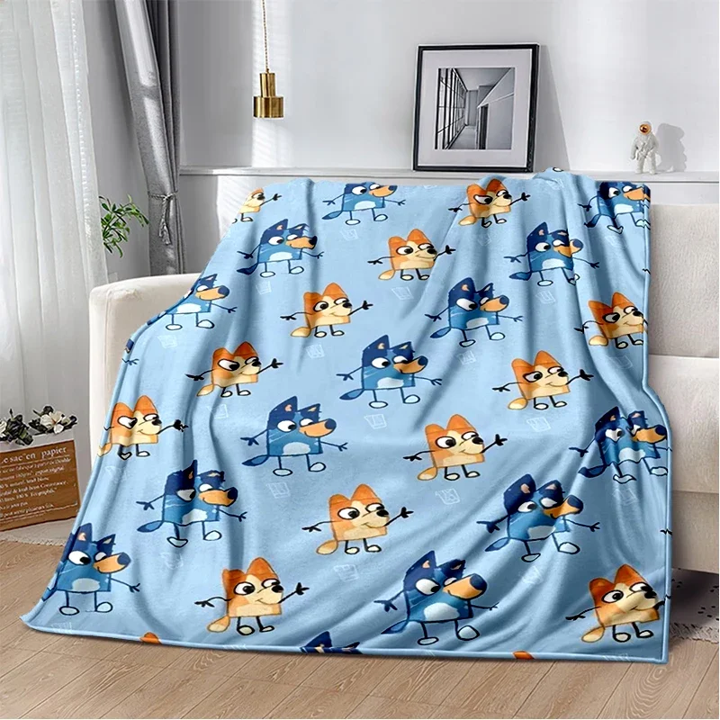 29 Style B-Blueys Family Cartoon Dog Blanket,Soft Throw Blanket for Home Bedroom Bed Sofa Picnic Travel Cover Kid Gift