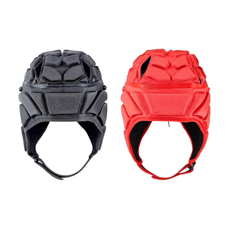 Casco da rugby per calcio americano Cappello da portiere Berretto antiurto Protezione per la testa Copricapo da portiere sportivo Casco in schiuma EVA