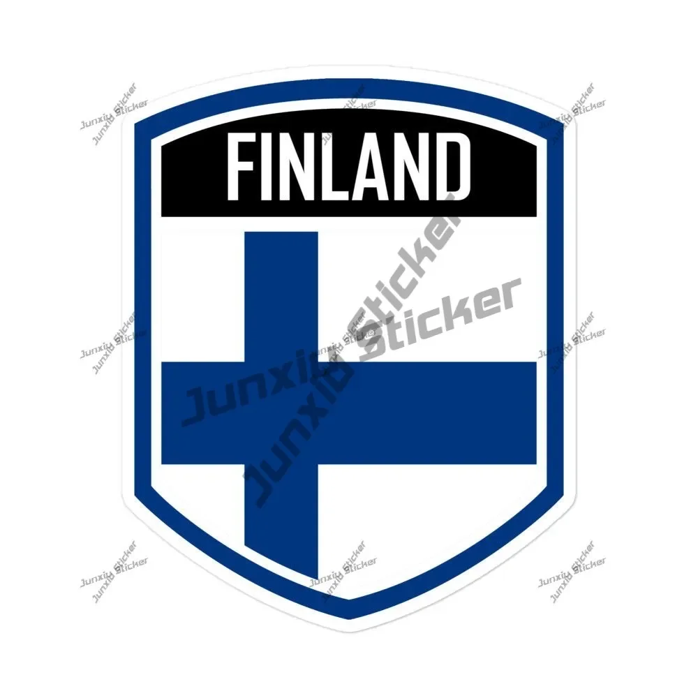 

Finland Flag Emblem Sticker Finnish Flag Design High-Quality Vinyl Decal for Cars Laptops Outdoor waterproofing Decorative PVC