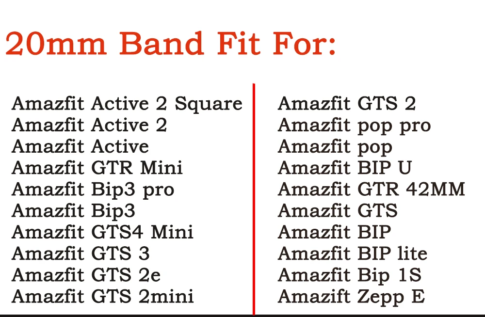 حزام نايلون لـ Amazfit Active 2 20 مللي متر سوار معصم رياضي لـ Amazfit Active/Acitve 2 GTR Mini BIP 3 GTS 4/3/2 20 مللي متر شريط عالمي