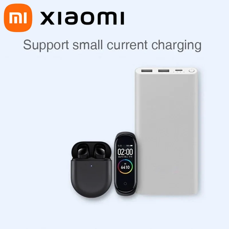 Xiaomi 10000mAh Portable Super Fast Charging Power Bank 22.5W Type C QC3.0 PD Two Way Power Bank For Iphone Headphones Wristband