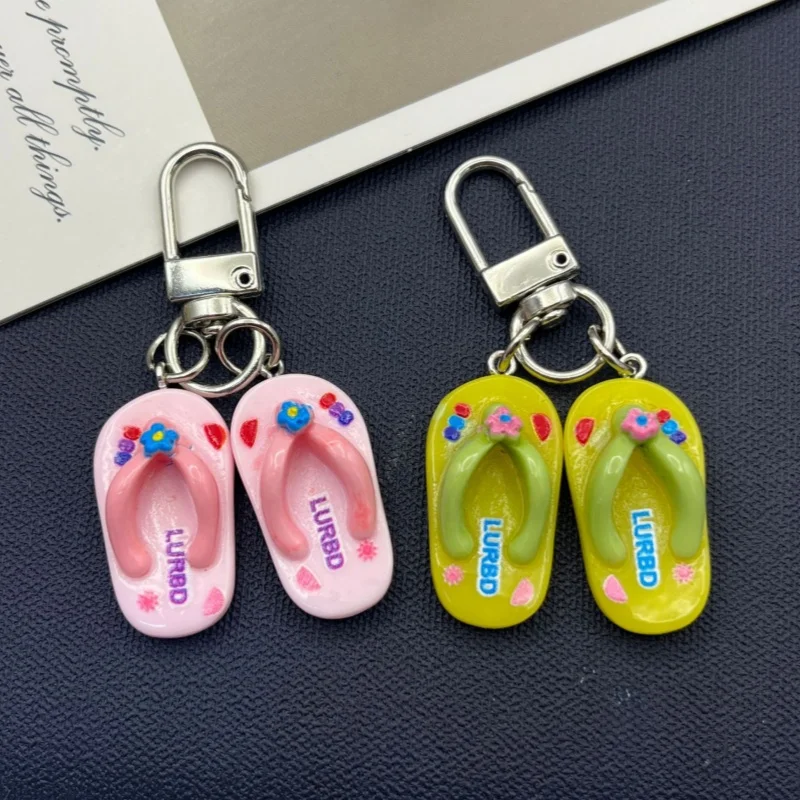 Flip-Flop Schlüsselanhänger Strand Flip Flop Schlüsselanhänger Anhänger Strandgeschenke – Detail 1