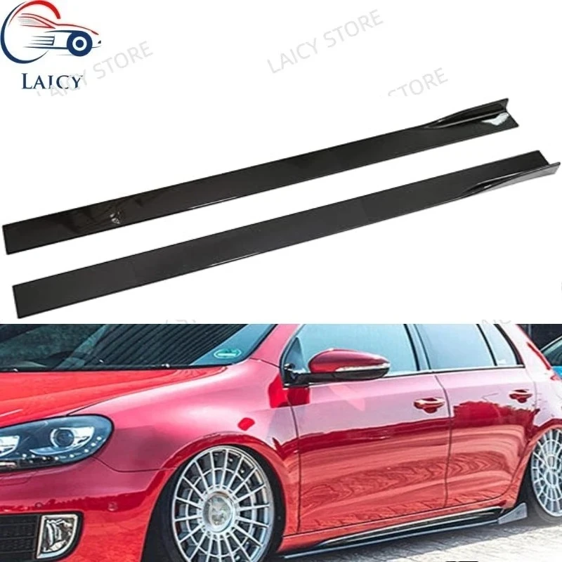 

Накладки на пороги LAICY для Golf MK6 MK7 GTI Jetta 2015-21, 78.7 дюйма, сплиттер, спойлер, расширители порогов, элементы обвеса, винглеты