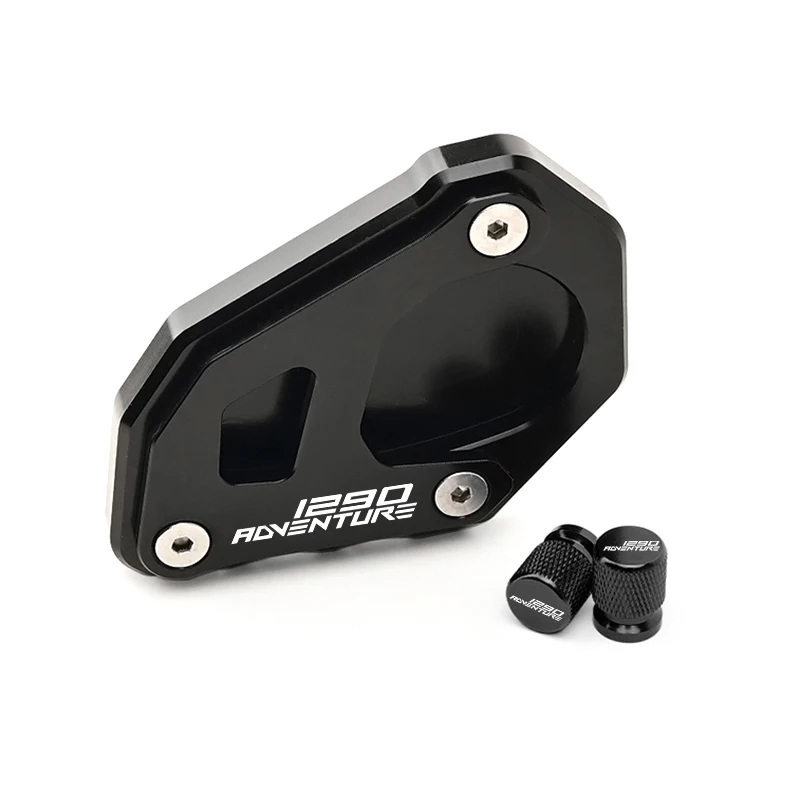 แผ่นรองขาตั้งข้างมอเตอร์ไซค์ CNC สำหรับ 1290Adventure 1290 SUPER ADVENTURE S R T ADV 1290ADV