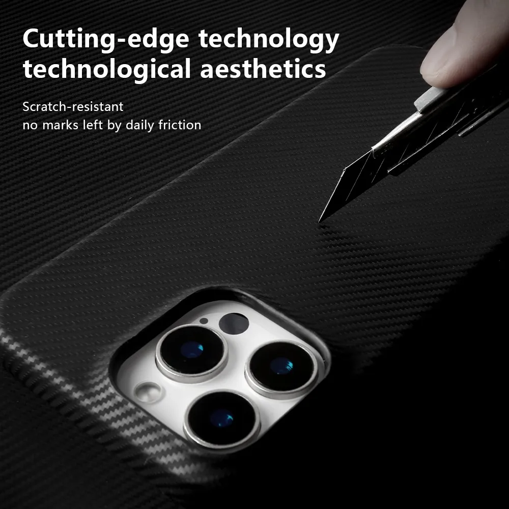 Luxury Genuine Leather Case For iphone 16 Pro Max 15Pro 14ProMax 13 12 11 Cases Carbon Fiber Pattern Phone Cover Phone Shell