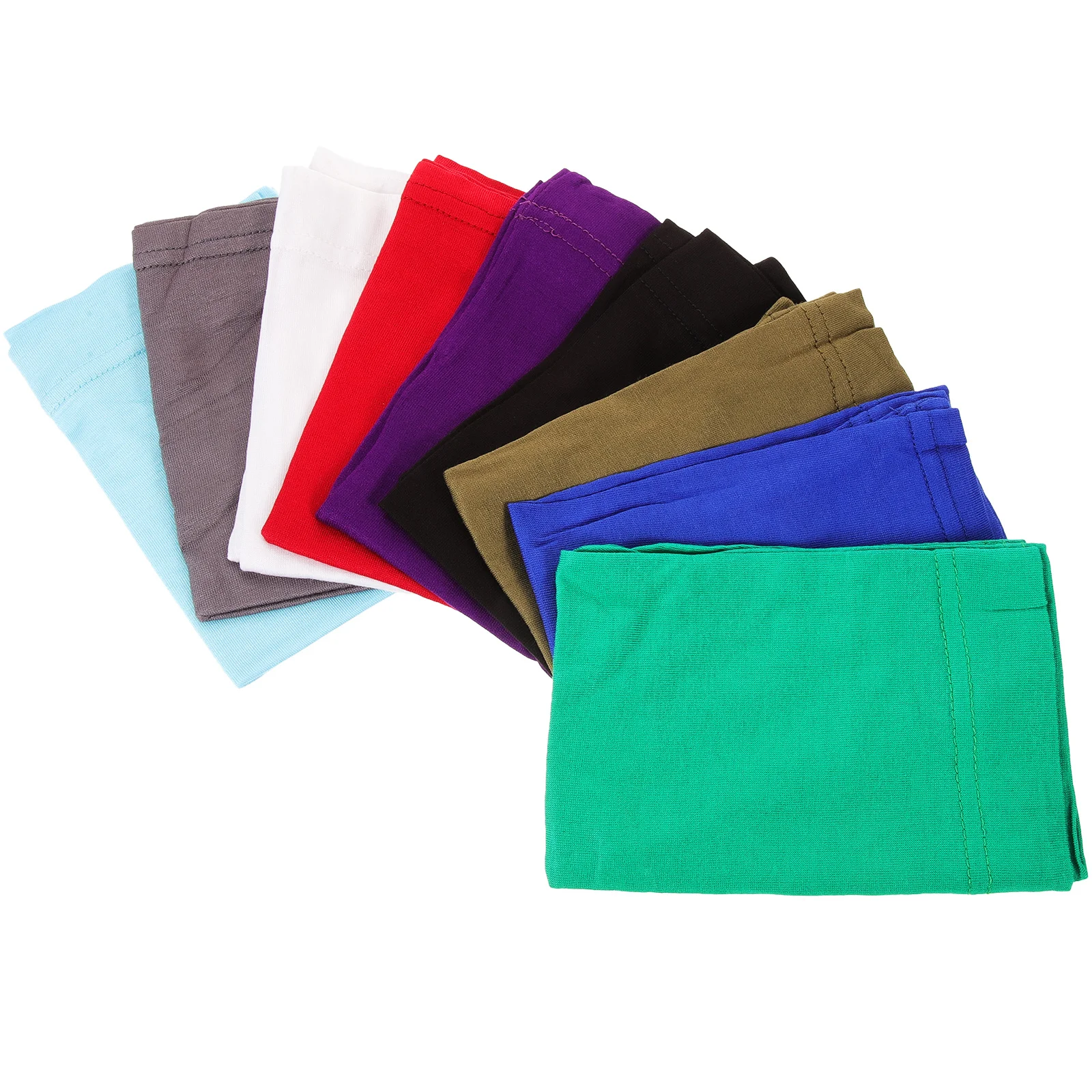 9 Uds pañuelo para la cabeza turbante sombrero envoltura elástica antideslizante cómodo multiuso Unisex accesorios para rastas gorras para rastas