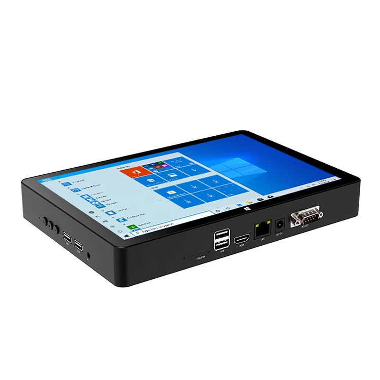 Multiple Interfaces Industrial Panel PC 10 Inch 1920*1200 Industrial Box PC Optional 4G LTE 2D Scanner Module