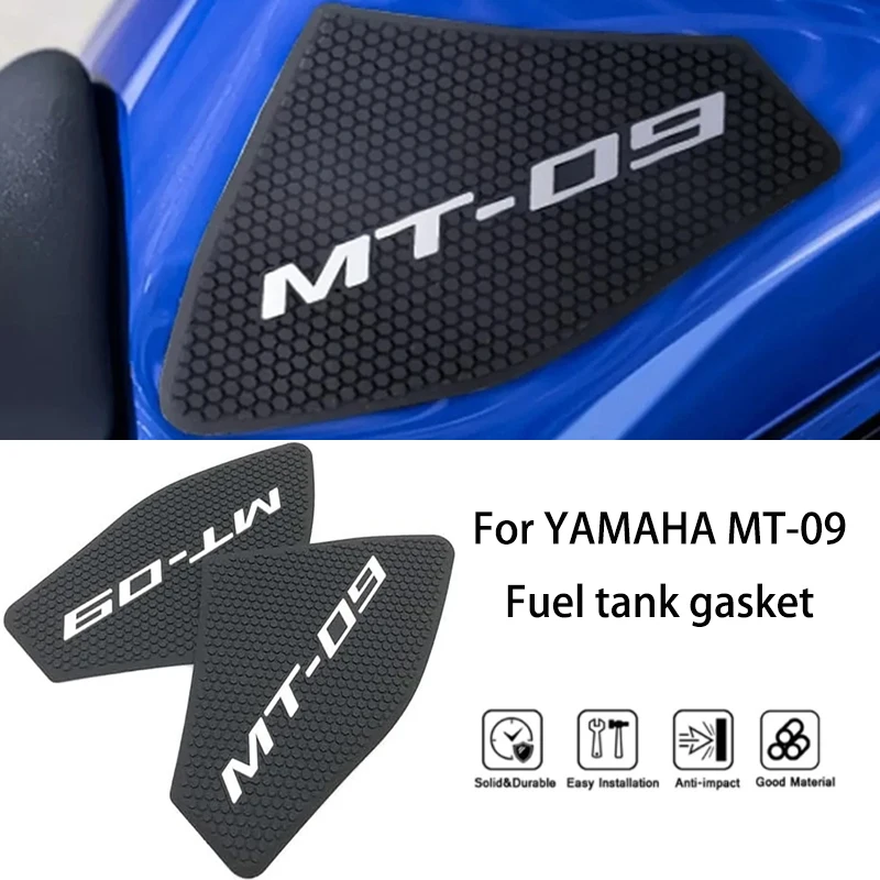 MTKRACING For YAMAHA MT-09 2021-2024 Anti slip fuel tank pad sticker knee grip traction side pad sticker fuel tank pad