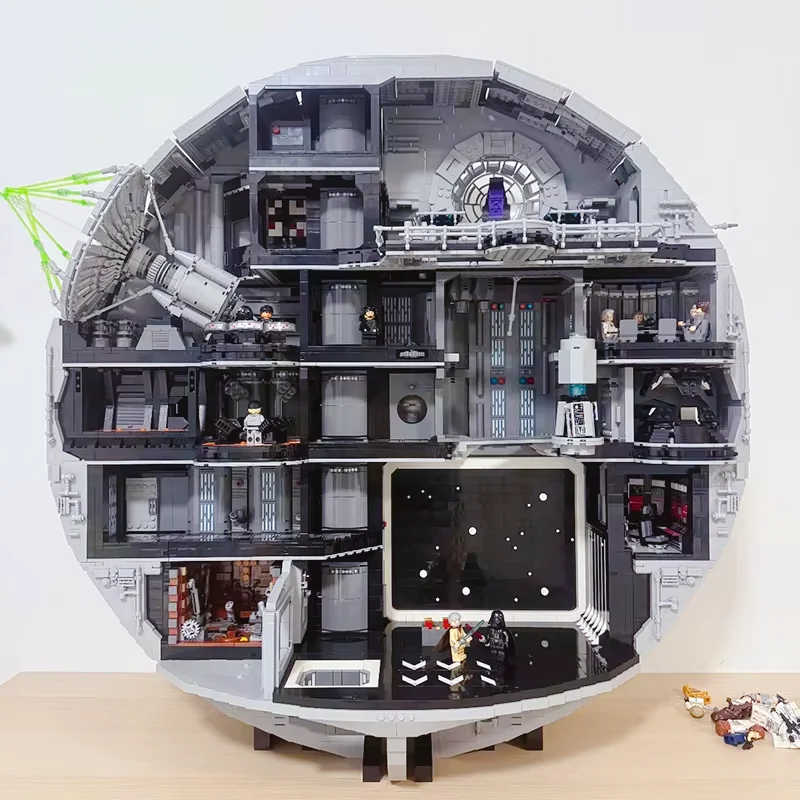 9023PCS Creatieve MOC Galaxy Space DIY Bouwstenen Set 75419 Op Voorraad Montage Model Speelgoed Kinderen Volwassenen Verjaardagscadeaus - afbeelding 1