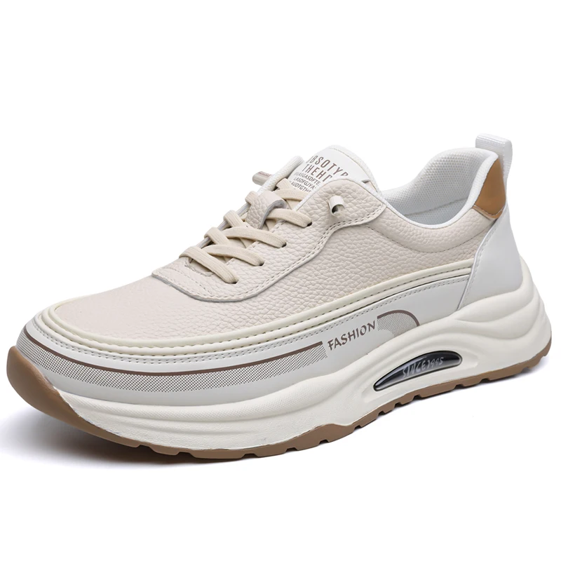 New model Highly popular Thick soled Waterproof Comfortable Anti slip Comfortable insole Casual Mens shoes Damping Stable grip