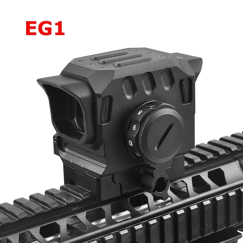 Hunting Airsoft EG1 DI Red Dot Scope 1.5 MOA Reflex Sight Holographic Optical Sight with 20mm Rail Mount