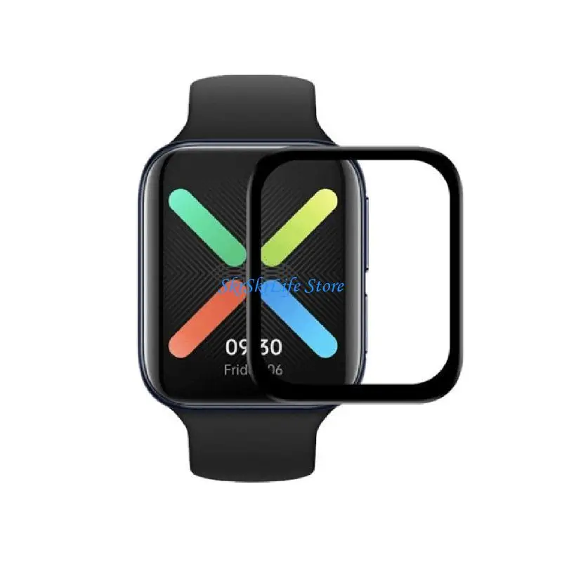 E65E 2pcs 3D Full Screen Protector Film for Watch 41/46mm for Smart Watch for Protec