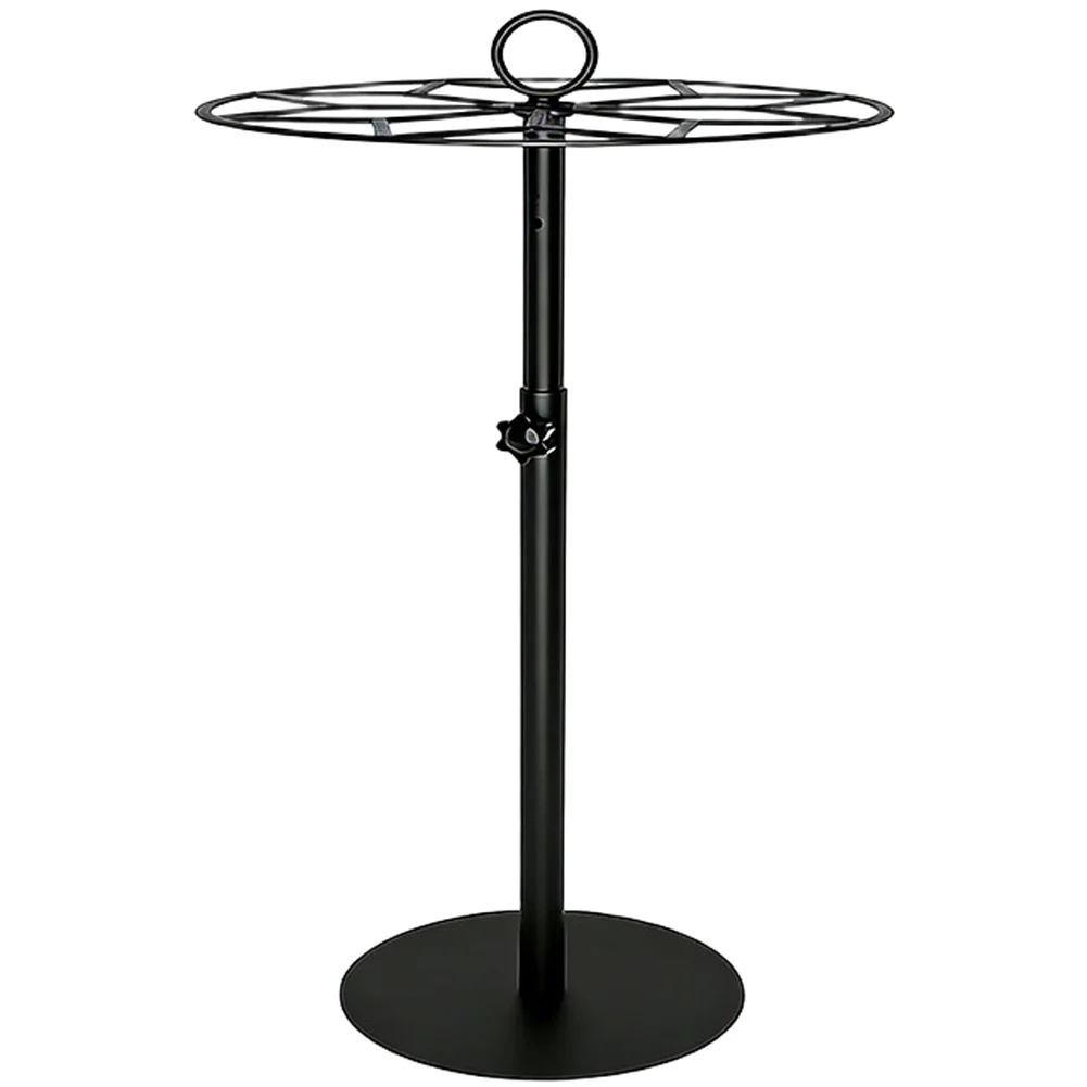 For Sports Medal Display Stand Made of Carbon Steel Black Finish 360 Rotation Extendable Pole for Desk or Shelf